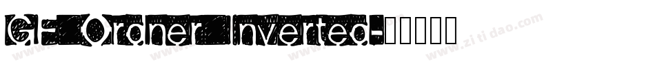 GF Ordner Inverted字体转换
